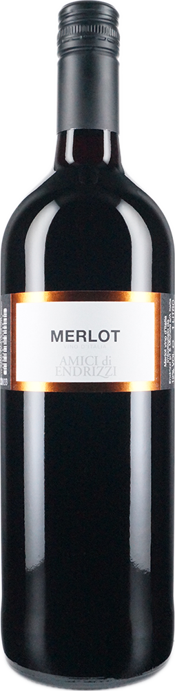 Flasche Merlot d'Italia Liter trocken
