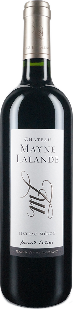 Flasche Listrac-Médoc Mayne Lalande trocken